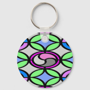 Llavero Baldosas de color cristal