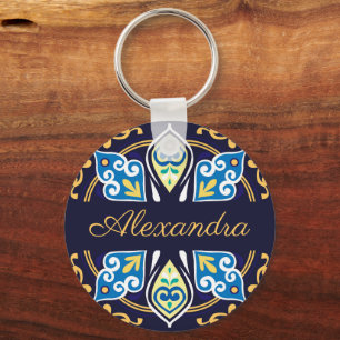 Llavero Baldosas orientales, Azulejos , con el nombre Keyc