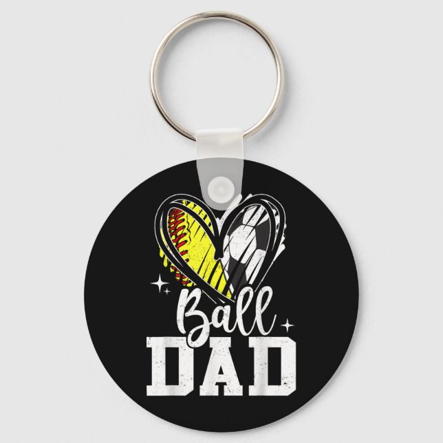 Llavero Ball Dad Softbol Ball (Anverso)