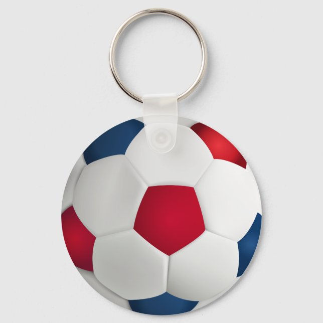 Llavero Ball de fútbol de cadena de claves (Anverso)