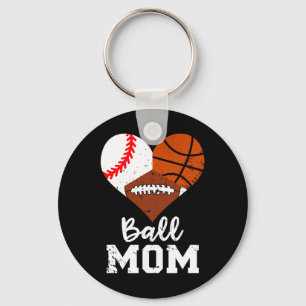 Llavero Ball Mom Fun Basketball