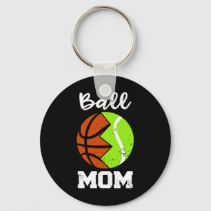 Llavero Ball Mom Fun Basketball Tenis Player Mom
