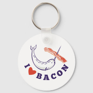 Llavero ballena ballena que amo el tocino