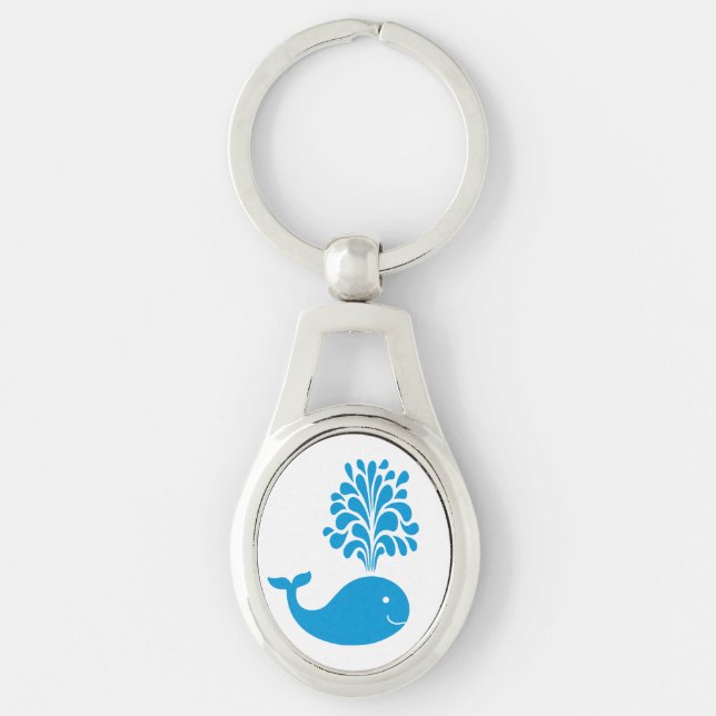 Llavero Ballena divertida (Anverso)