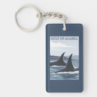 Llavero Ballenas #1 - el golfo de Alaska de la orca
