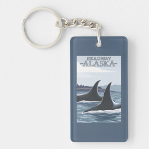 Llavero Ballenas #1 - Skagway, Alaska de la orca
