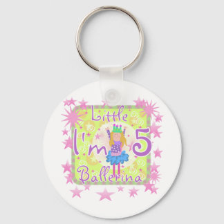 Llavero Ballerina 5 camisetas de cumpleaños y regalos