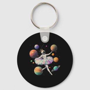 Llavero Ballerina Astronauta Bailando En Planetas Espacial