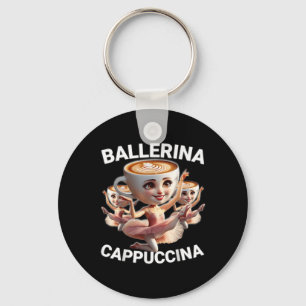 Llavero Ballerina Cappuccina Meme Divertido Rotura Cerebra