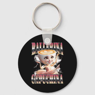 Llavero Ballerina Capuchina Funny Italiano Brainrot Meme H