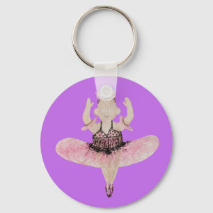 Llavero Ballerina en rosa