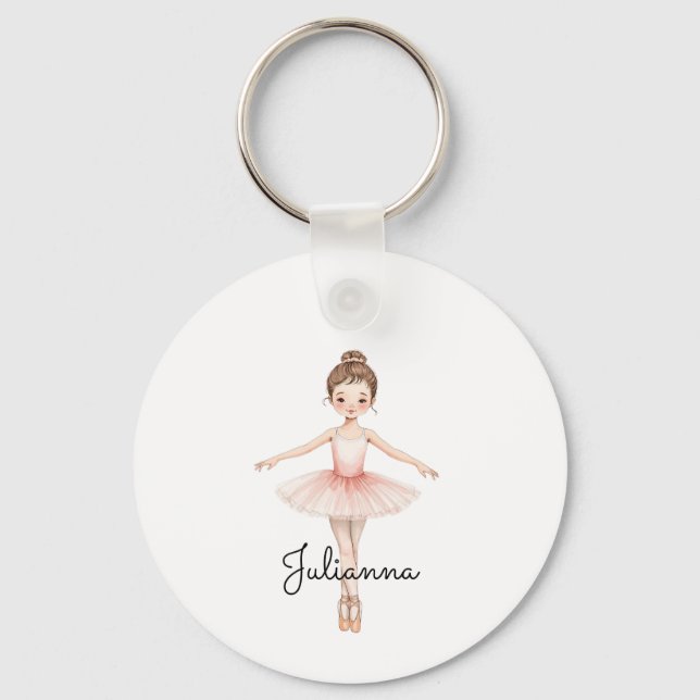 Llavero Ballerina Girl Personalized (Anverso)