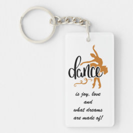 Llavero Ballerina Keychain con Cita de baile