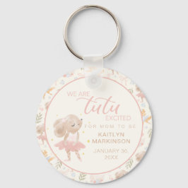 Llavero Ballerina Mouse Tutu Emocionado Baby Shower