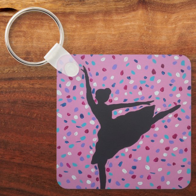 Llavero Ballerina Silhouette Keychain (Anverso)