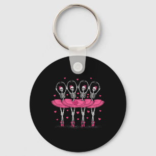 Llavero Ballerina Skeleton Dance Divertido ballet Hallowee
