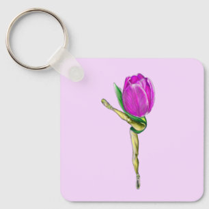 Llavero Ballerina Tulip Ballet Dancer Keychain