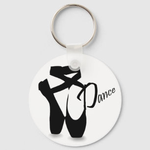 Llavero Ballet Ballerina Black Pointe Shoes Dance Basic