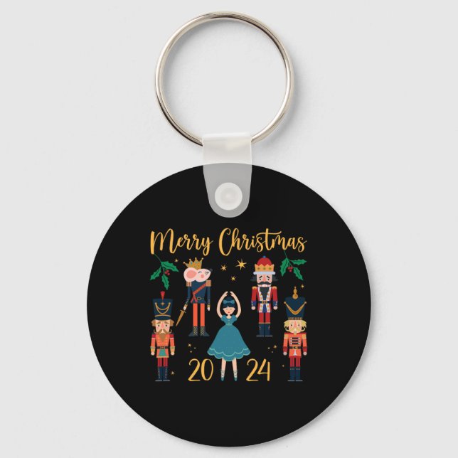 Llavero Ballet Clara Y Nutcracker Pajama 2024 navidades (Anverso)