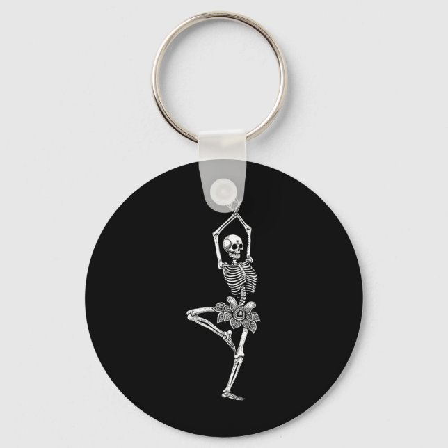 Llavero Ballet de danza Skeleton Ballet Halloween Costu (Anverso)
