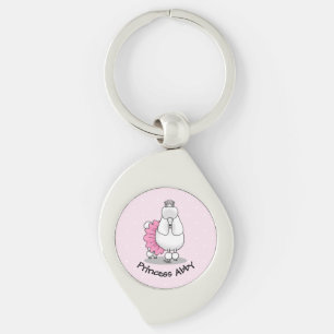Llavero Ballet divertido Ballerina Princesa Poodle Perro (