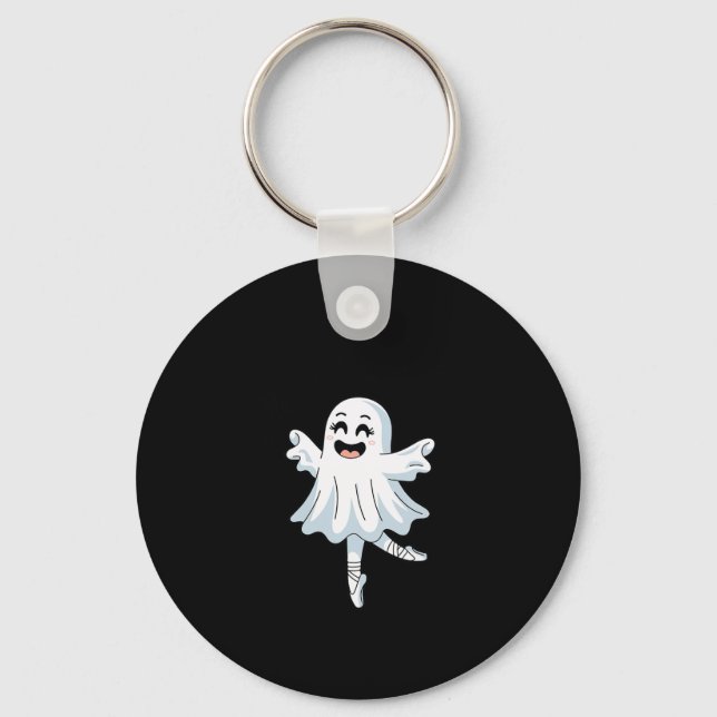 Llavero Ballet Gracioso de Boo-rée Fantasma Danza Hallowee (Anverso)