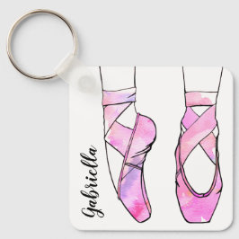Llavero Ballet personalizado de Ballerina Rosa