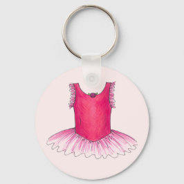 Llavero Ballet Rosa Ballerina Costume Tutu Dance Keychain