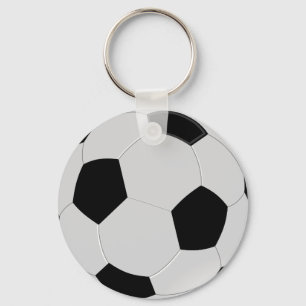 Llavero Balón blanco y negro