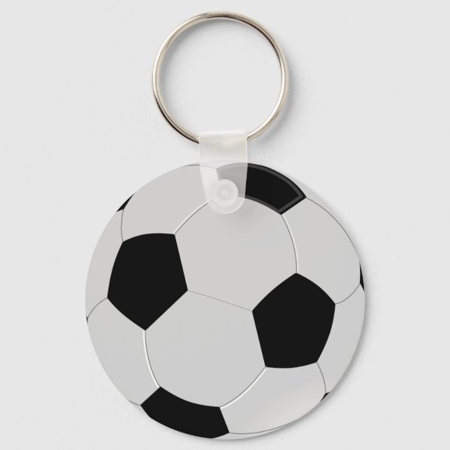 Llavero Balón blanco y negro (Anverso)