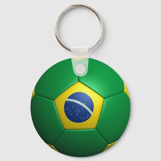 Llavero Balón de fútbol de Brasil (Anverso)