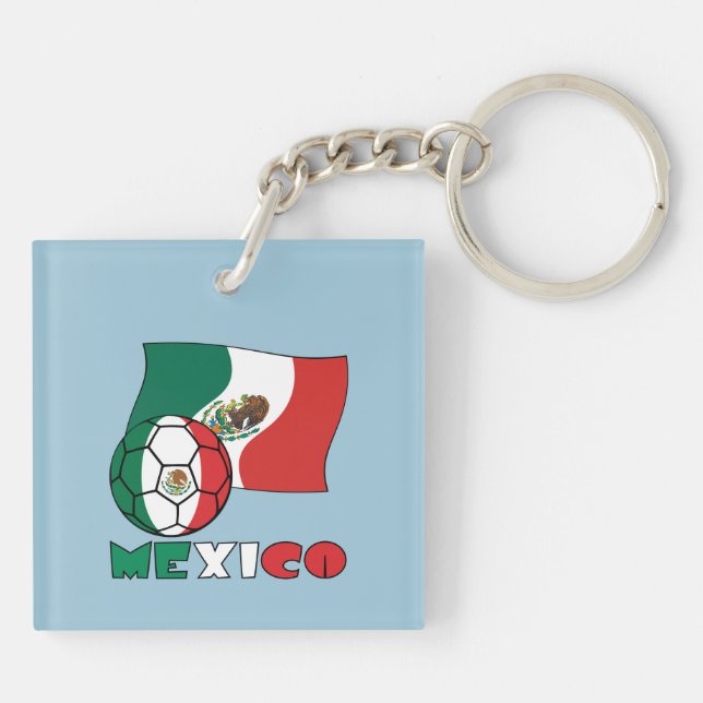 Llavero Balón de Fútbol Mexicano (Atrás)