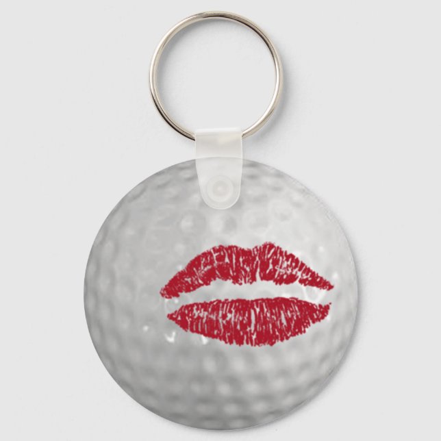 Llavero Balón de golf - beso (Anverso)