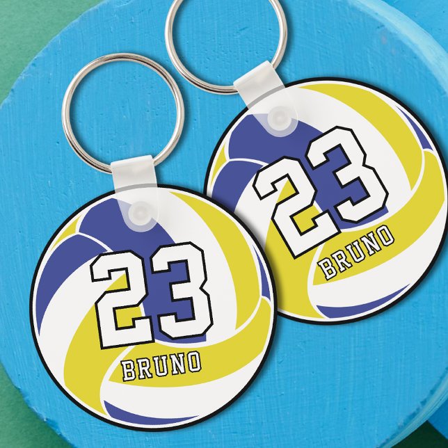Llavero Balón de Voleibol con Nombre Personalizado y Númer (Subido por el creador)