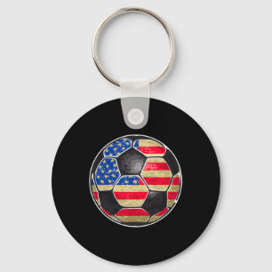 Llavero Balón Patriótico Ll Bandera De Estados Unidos