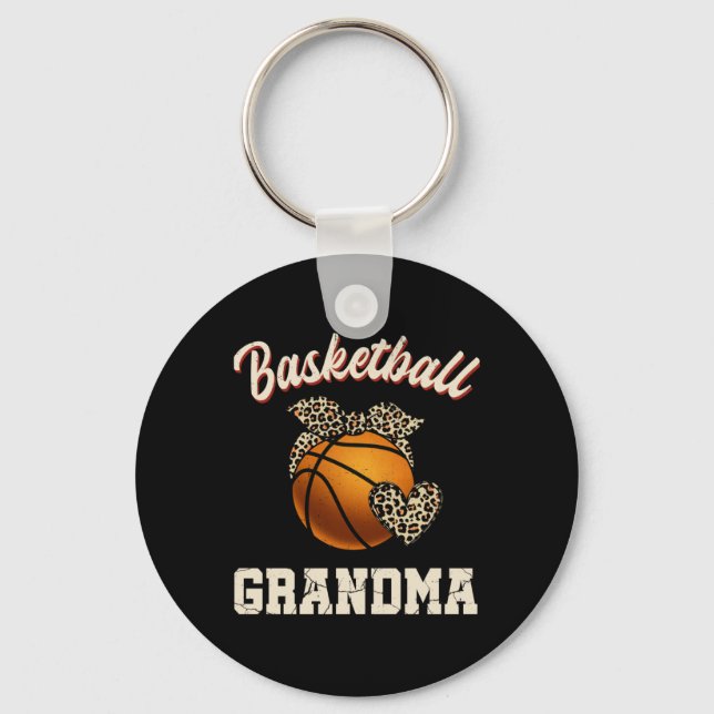 Llavero Baloncestista Abuela Leopard Baloncestista (Anverso)