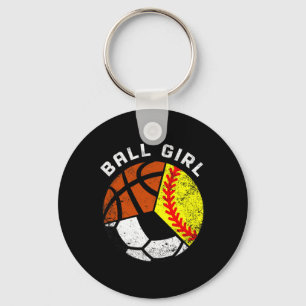 Llavero Baloncestista Chica Fun Softball Baloncestista Bal