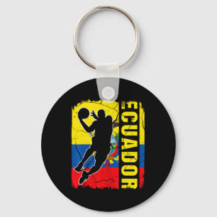 Llavero Baloncestista ecuatoriano Bandera de Ecuador Baske