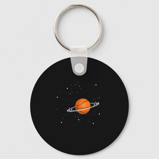 Llavero Baloncestistas baloncesto espacio Fun (Anverso)