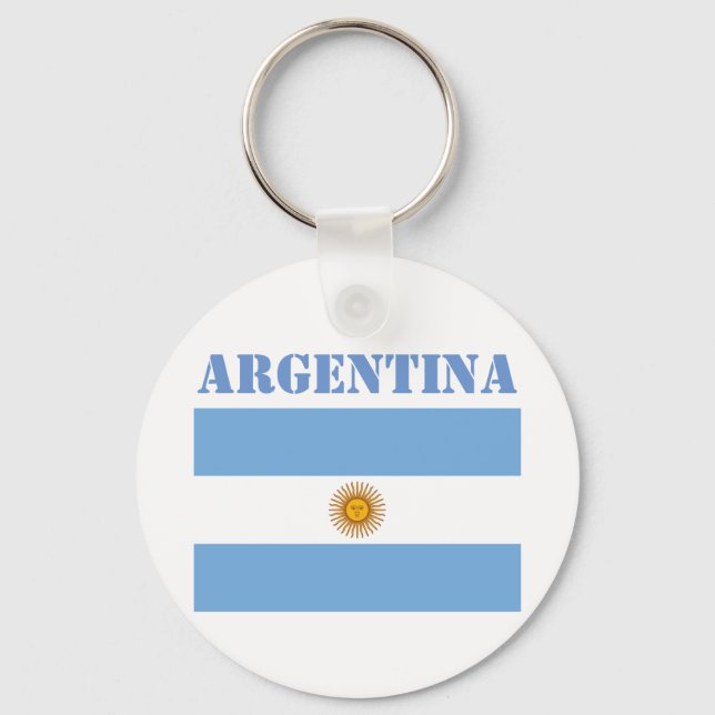 Llavero Baloncestistas de la bandera argentina (Anverso)
