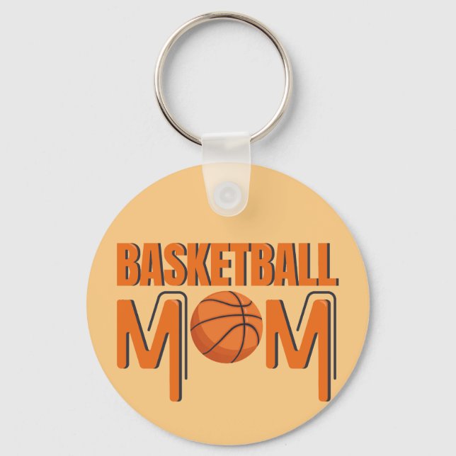 Llavero Baloncestistas Mamá Deportista Fan Team (Anverso)