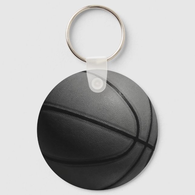 Llavero Baloncesto blanco y negro (Anverso)