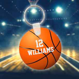 Llavero Baloncesto con nombre personalizado