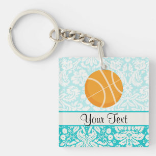 Llavero Baloncesto Damask Patten Verde azulado