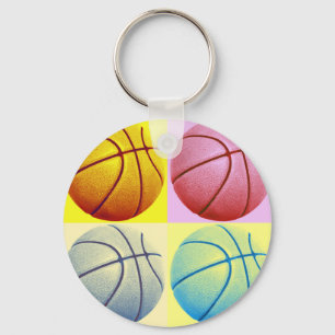 Llavero Baloncesto de arte pop