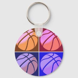 Llavero Baloncesto de arte pop