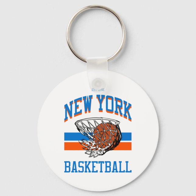 Llavero Baloncesto de estilo Varsity New York (Anverso)