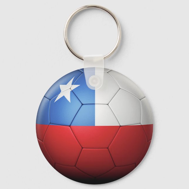 Llavero Baloncesto de fútbol de Chile (Anverso)