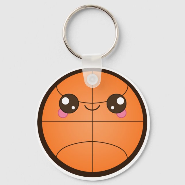 Llavero Baloncesto de Kawaii (Anverso)
