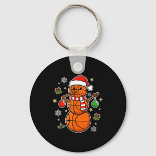 Llavero Baloncesto de Navidad Muñeco de Nieve Jugador Sant